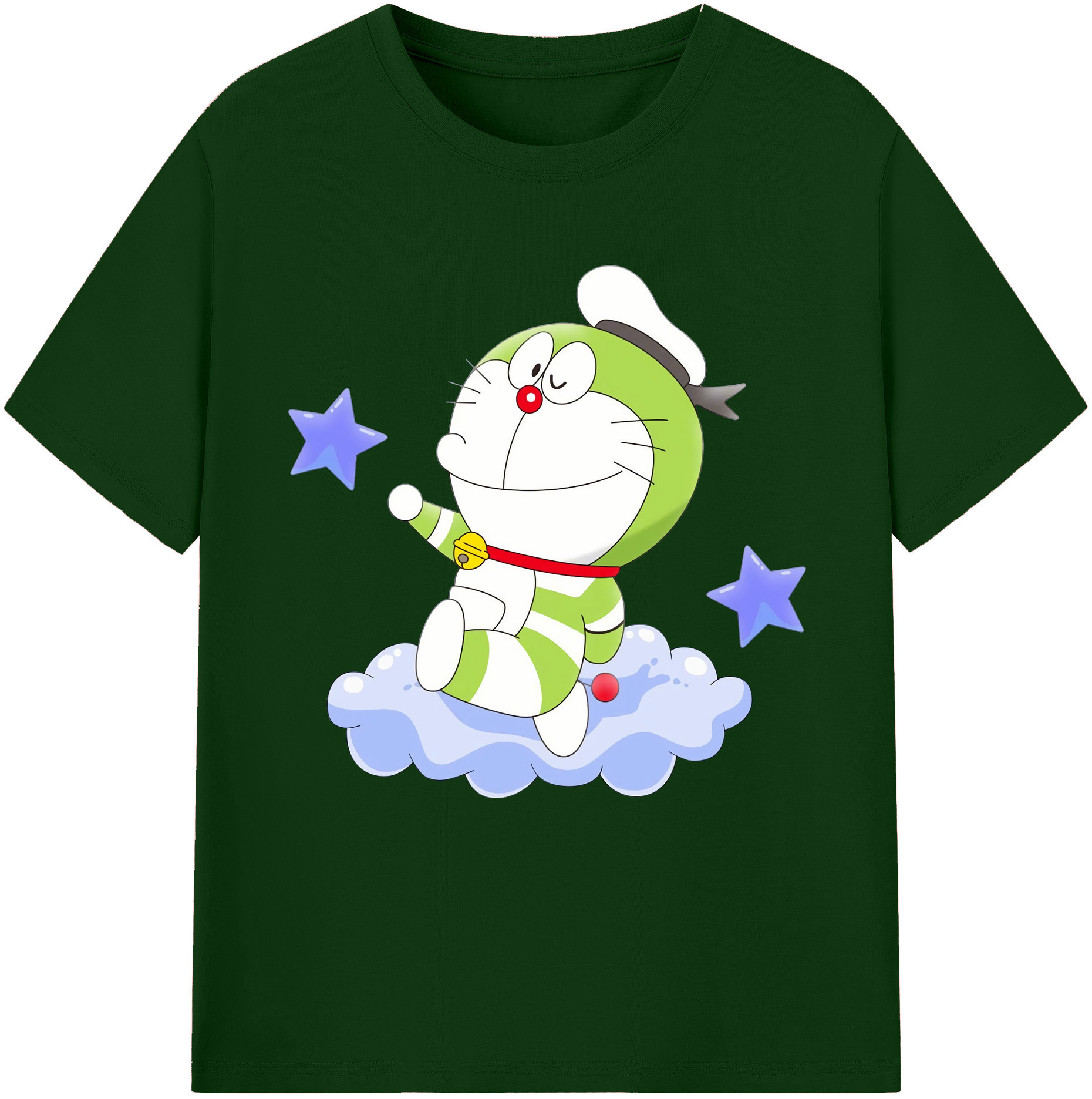 （画像用） ドラえもん Doraemon 綿100％半袖Tシャツ（フロントプリント）